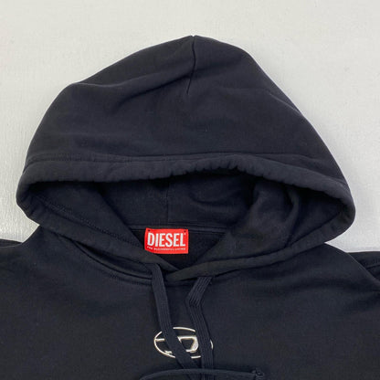 【中古】DIESEL | ディーゼル S-MACS-HOOD-OD パーカー A09856 ブラック サイズ：S【加古川店】