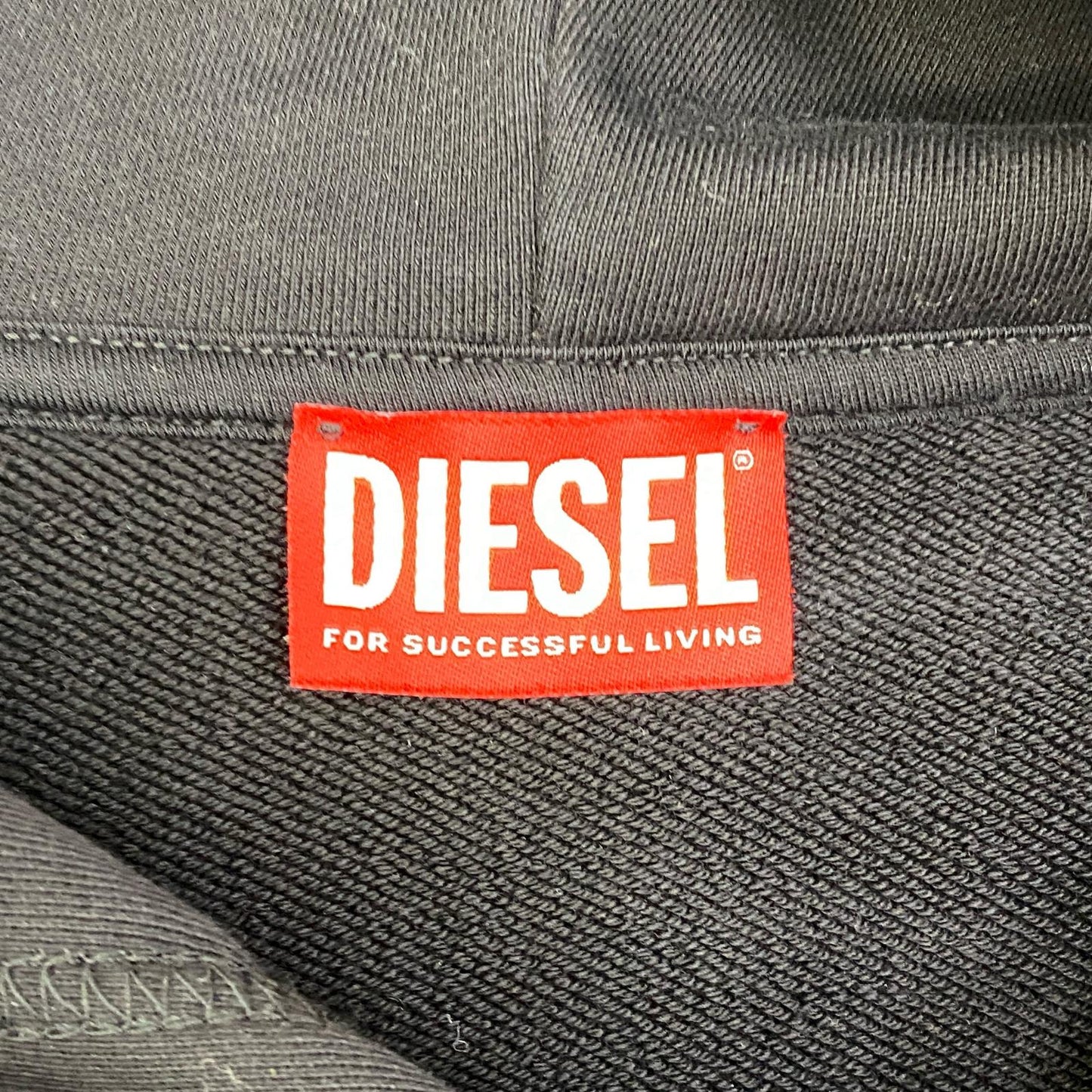 【中古】DIESEL | ディーゼル S-MACS-HOOD-OD パーカー A09856 ブラック サイズ：S【加古川店】