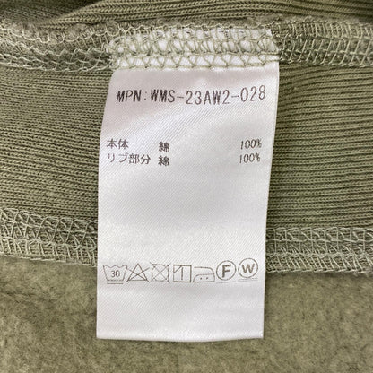【中古】WHIMSY | ウィムジー SHY INTERNET USER CREWNECK スウェット wms-23aw2-028 カーキグリーン サイズ：L【加古川店】