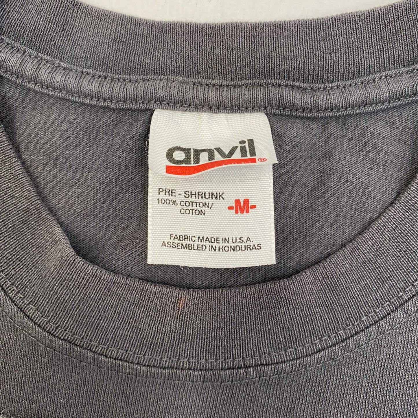 【中古】 red hot chili peppers:old english anvil 半袖Ｔシャツ ブラック サイズ：M【加古川店】