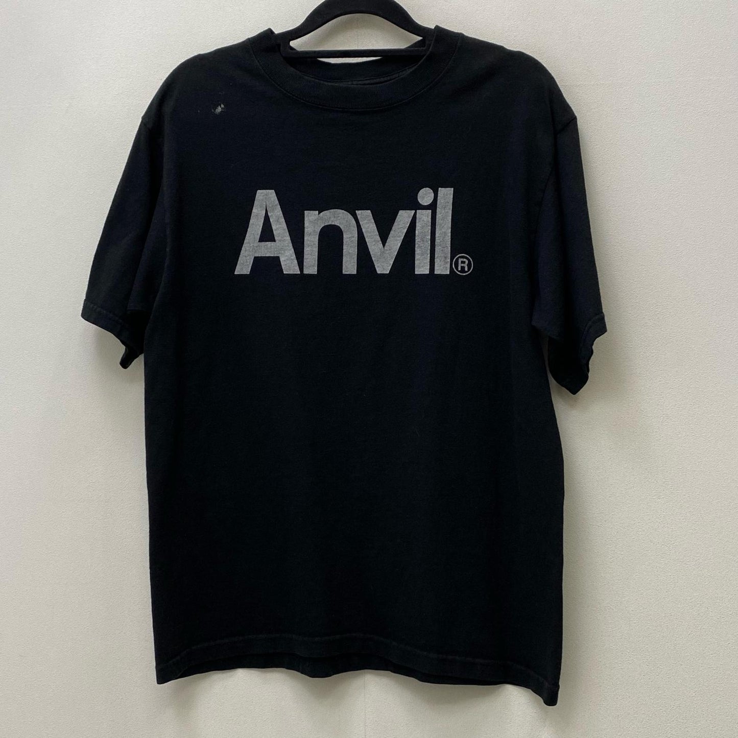 【中古】VINTAGE衣料 | ヴィンテージイリョウ flont logo:anvil 半袖Ｔシャツ ブラック サイズ：M【加古川店】