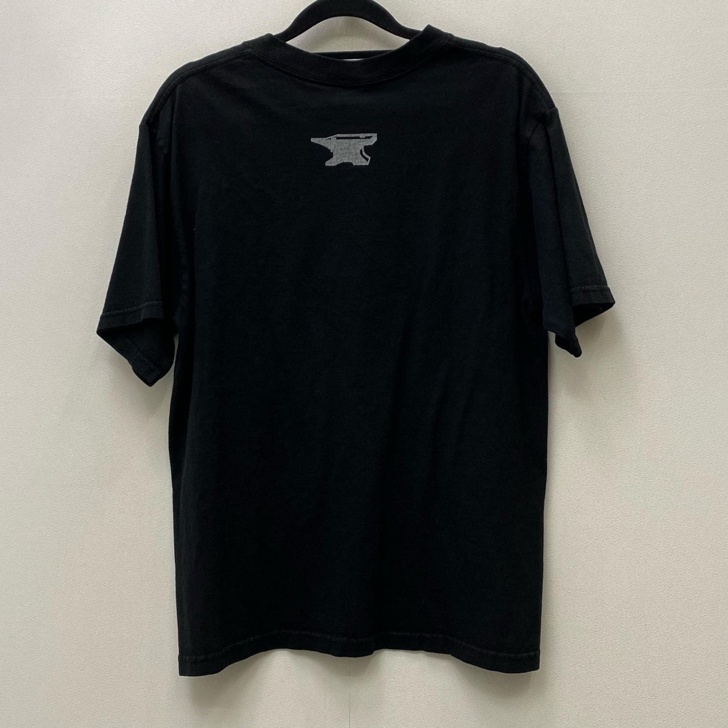 【中古】VINTAGE衣料 | ヴィンテージイリョウ flont logo:anvil 半袖Ｔシャツ ブラック サイズ：M【加古川店】
