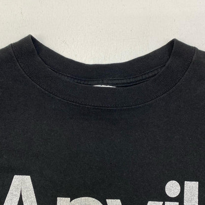 【中古】VINTAGE衣料 | ヴィンテージイリョウ flont logo:anvil 半袖Ｔシャツ ブラック サイズ：M【加古川店】