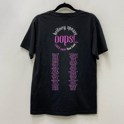 【中古】 britney spears:tour 2000 all sport 半袖Ｔシャツ ブラック サイズ：S【加古川店】
