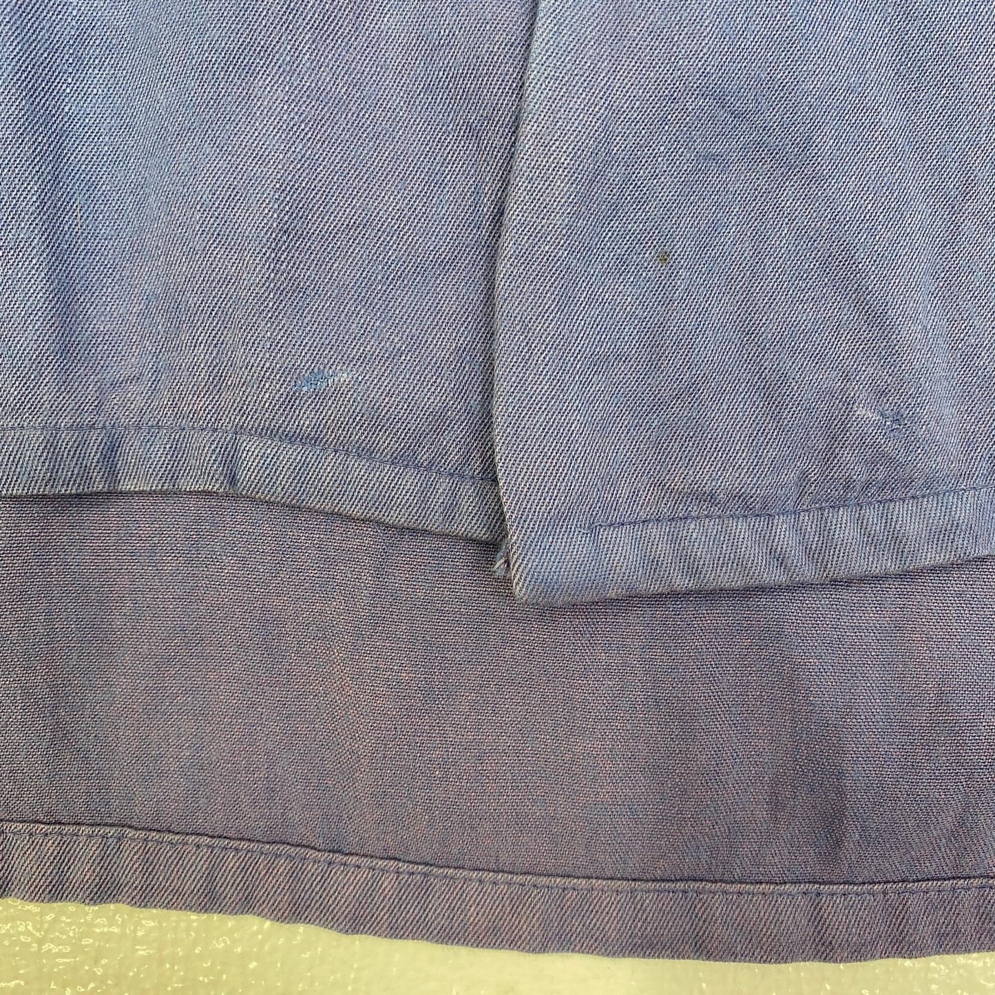 【中古】VINTAGE衣料 | ヴィンテージイリョウ rayon shirt 長袖シャツ ネイビー サイズ：S【加古川店】