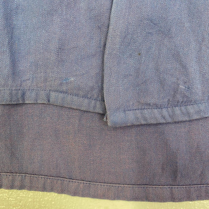 【中古】VINTAGE衣料 | ヴィンテージイリョウ rayon shirt 長袖シャツ ネイビー サイズ：S【加古川店】