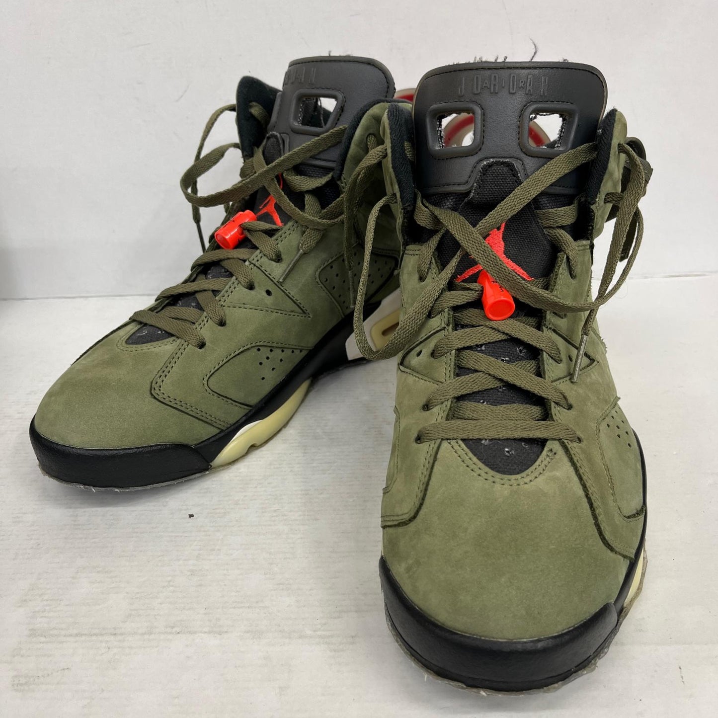 【中古】NIKE | ナイキ TravisScott×AirJordan6Retro'Medium Olive' スニーカー CN1084-200 カーキ 29cm【加古川店】