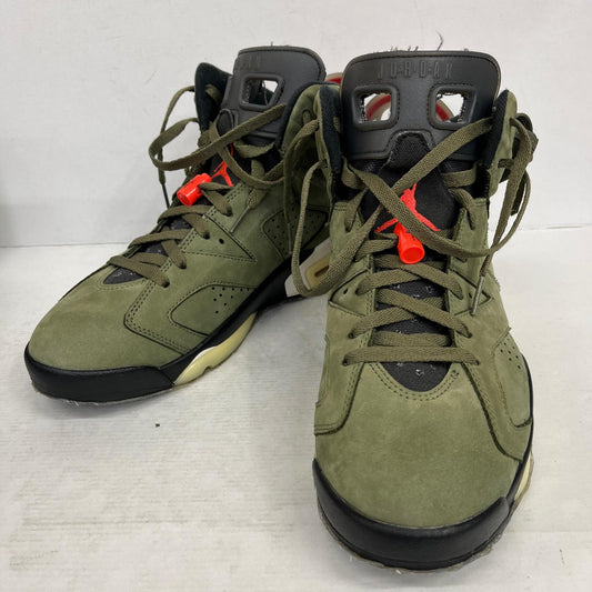 【中古】NIKE | ナイキ TravisScott×AirJordan6Retro'Medium Olive' スニーカー CN1084-200 カーキ 29cm【加古川店】