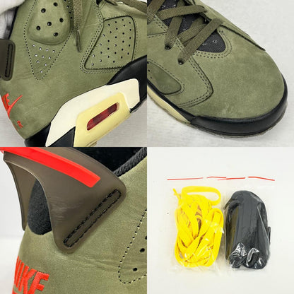 【中古】NIKE | ナイキ TravisScott×AirJordan6Retro'Medium Olive' スニーカー CN1084-200 カーキ 29cm【加古川店】