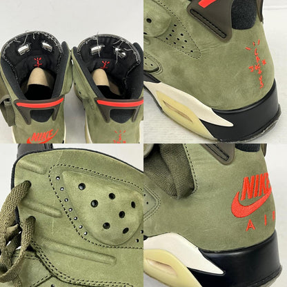 【中古】NIKE | ナイキ TravisScott×AirJordan6Retro'Medium Olive' スニーカー CN1084-200 カーキ 29cm【加古川店】