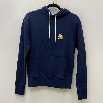 【中古】MAISON KITSUNE | メゾンキツネ CHILLAX FOX PATCH 国内正規品 パーカー IU00355KM0001 ネイビー サイズ：XXS【加古川店】