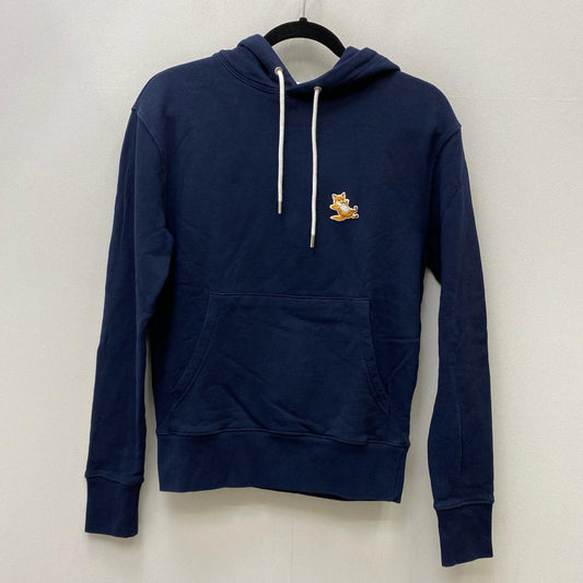 【中古】MAISON KITSUNE | メゾンキツネ CHILLAX FOX PATCH 国内正規品 パーカー IU00355KM0001 ネイビー サイズ：XXS【加古川店】