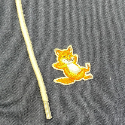 【中古】MAISON KITSUNE | メゾンキツネ CHILLAX FOX PATCH 国内正規品 パーカー IU00355KM0001 ネイビー サイズ：XXS【加古川店】