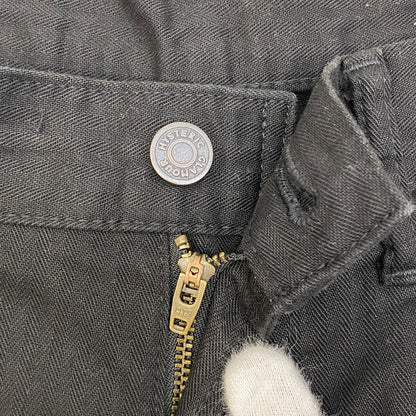 【中古】HYSTERIC GLAMOUR | ヒステリックグラマー ルーズストレートパンツ パンツ 02241AP21 ブラック サイズ：M【加古川店】