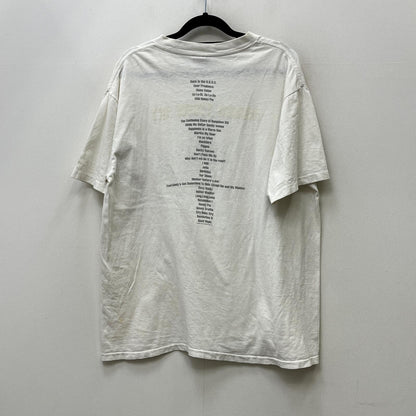 【中古】 the beatles:the white album 半袖Ｔシャツ ホワイト サイズ：L【加古川店】