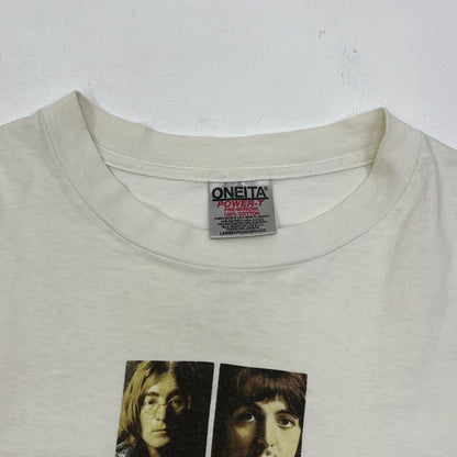 【中古】 the beatles:the white album 半袖Ｔシャツ ホワイト サイズ：L【加古川店】