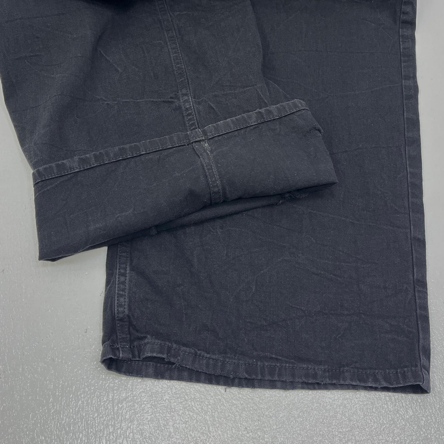 【中古】BALENCIAGA | バレンシアガ Drawstring Baggy Jeans デニムパンツ 786643 ブラック サイズ：M【加古川店】