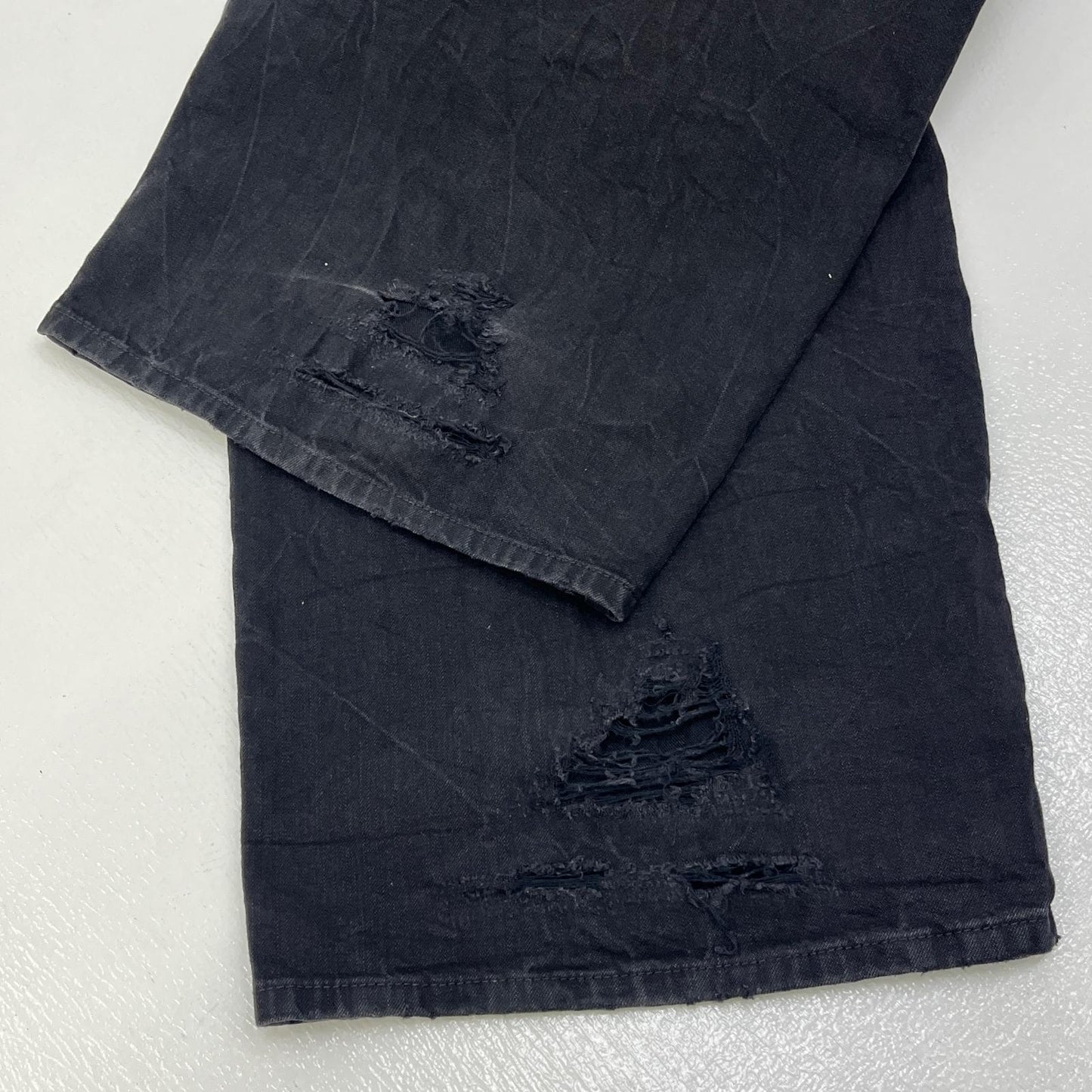 【中古】BALENCIAGA | バレンシアガ Drawstring Baggy Jeans デニムパンツ 786643 ブラック サイズ：M【加古川店】