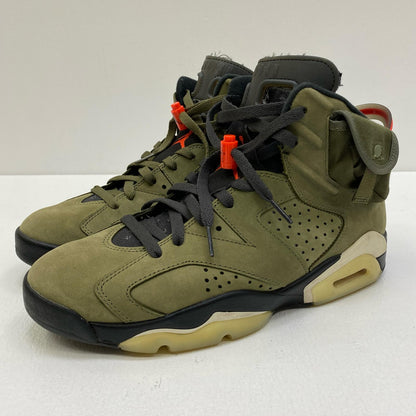 【中古】NIKE | ナイキ Travis Scott×Air Jordan 6 Retro 'Medium Olive' スニーカー CN1084-200 カーキ 27cm【加古川店】