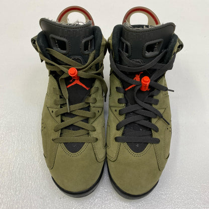 【中古】NIKE | ナイキ Travis Scott×Air Jordan 6 Retro 'Medium Olive' スニーカー CN1084-200 カーキ 27cm【加古川店】