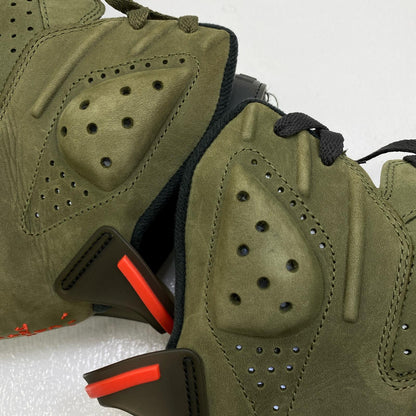 【中古】NIKE | ナイキ Travis Scott×Air Jordan 6 Retro 'Medium Olive' スニーカー CN1084-200 カーキ 27cm【加古川店】