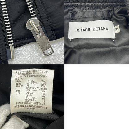 【中古】MIYAGIHIDETAKA | ミヤギヒデタカ BANDANA MA-1 ミリタリージャケット ブラック サイズ：M【加古川店】