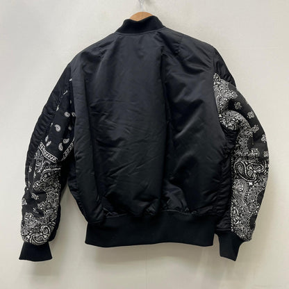 【中古】MIYAGIHIDETAKA | ミヤギヒデタカ BANDANA MA-1 ミリタリージャケット ブラック サイズ：M【加古川店】