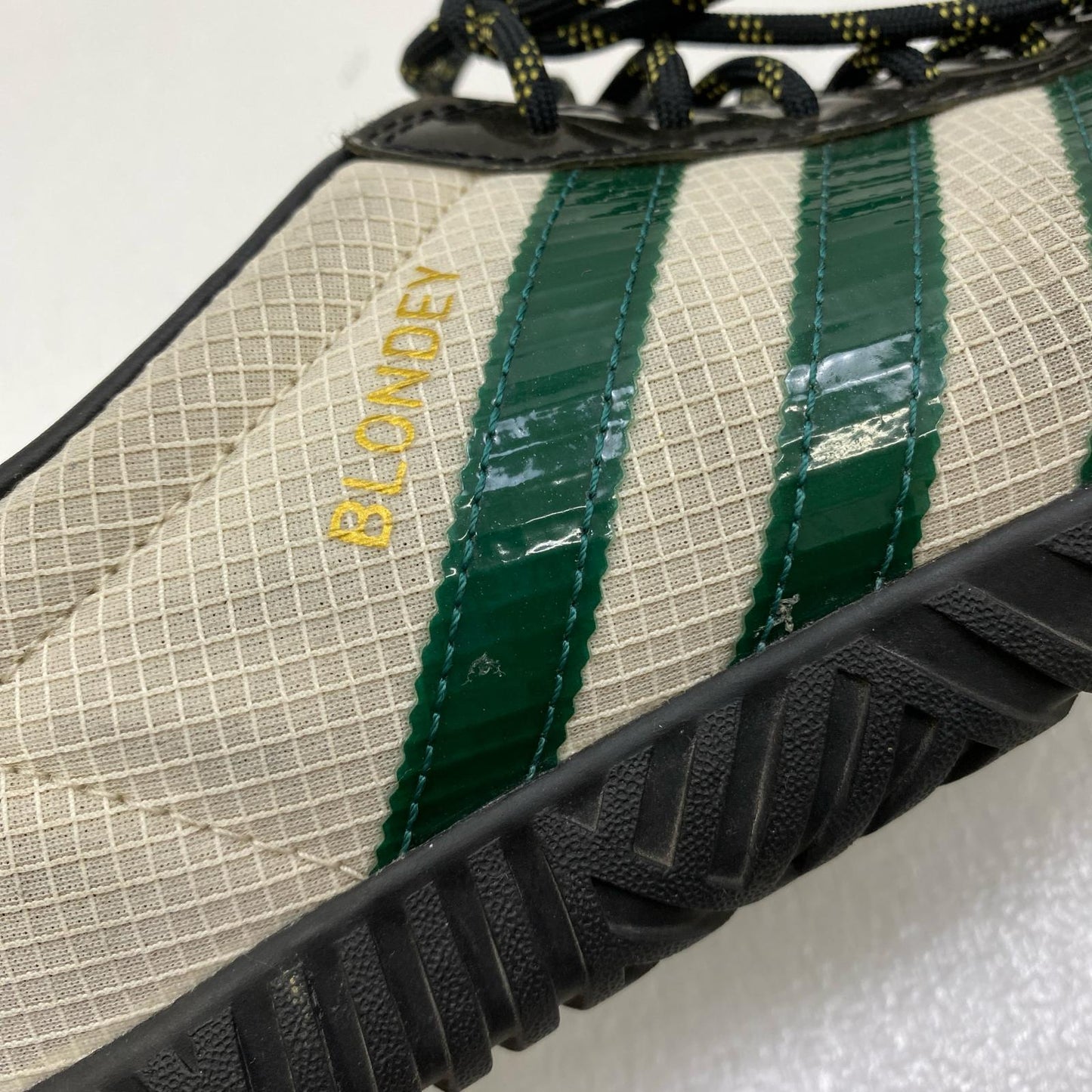 【中古】adidas | アディダス ×BLONDEY MCCOY AB GAZELLE INDOOR スニーカー IF0200 ホワイト 26cm【加古川店】