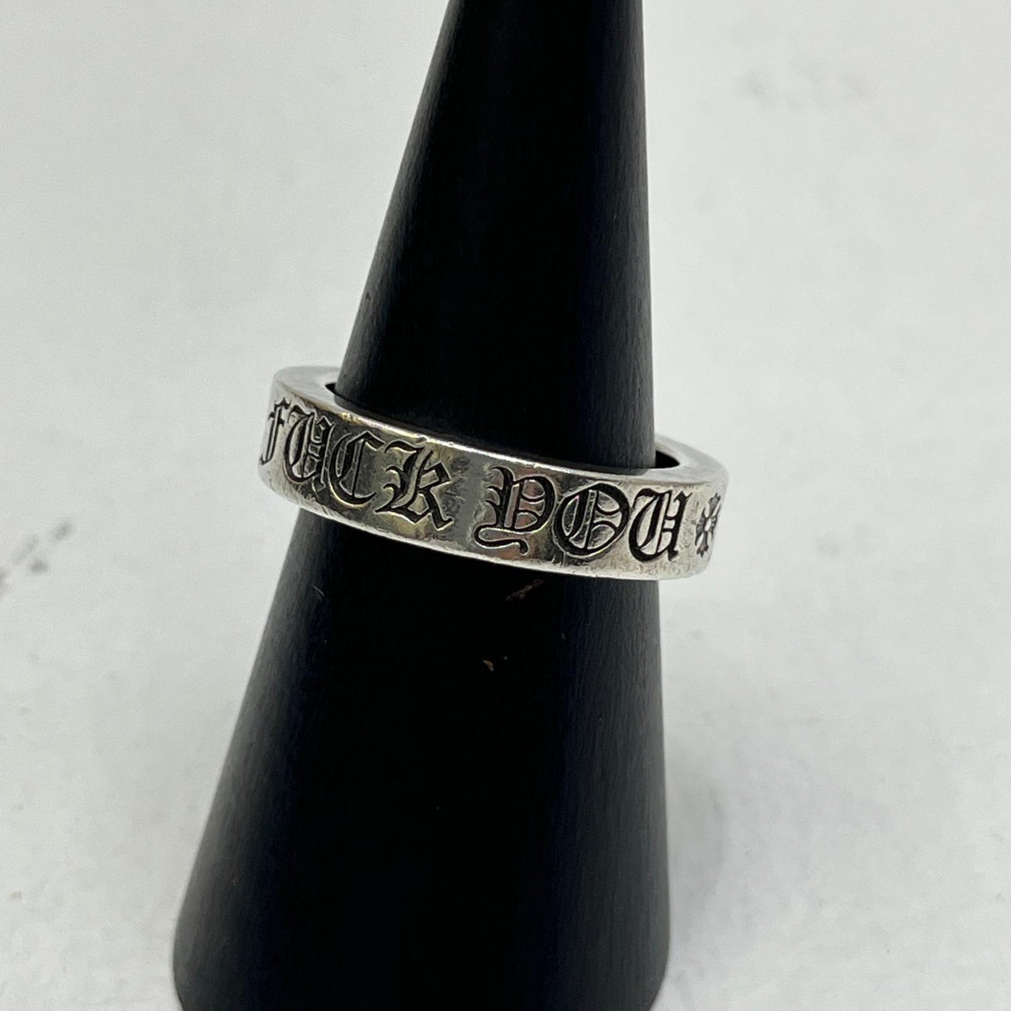【中古】CHROME HEARTS | クロムハーツ SPACER 6MM FUCK YOU リング・指輪 シルバー【加古川店】