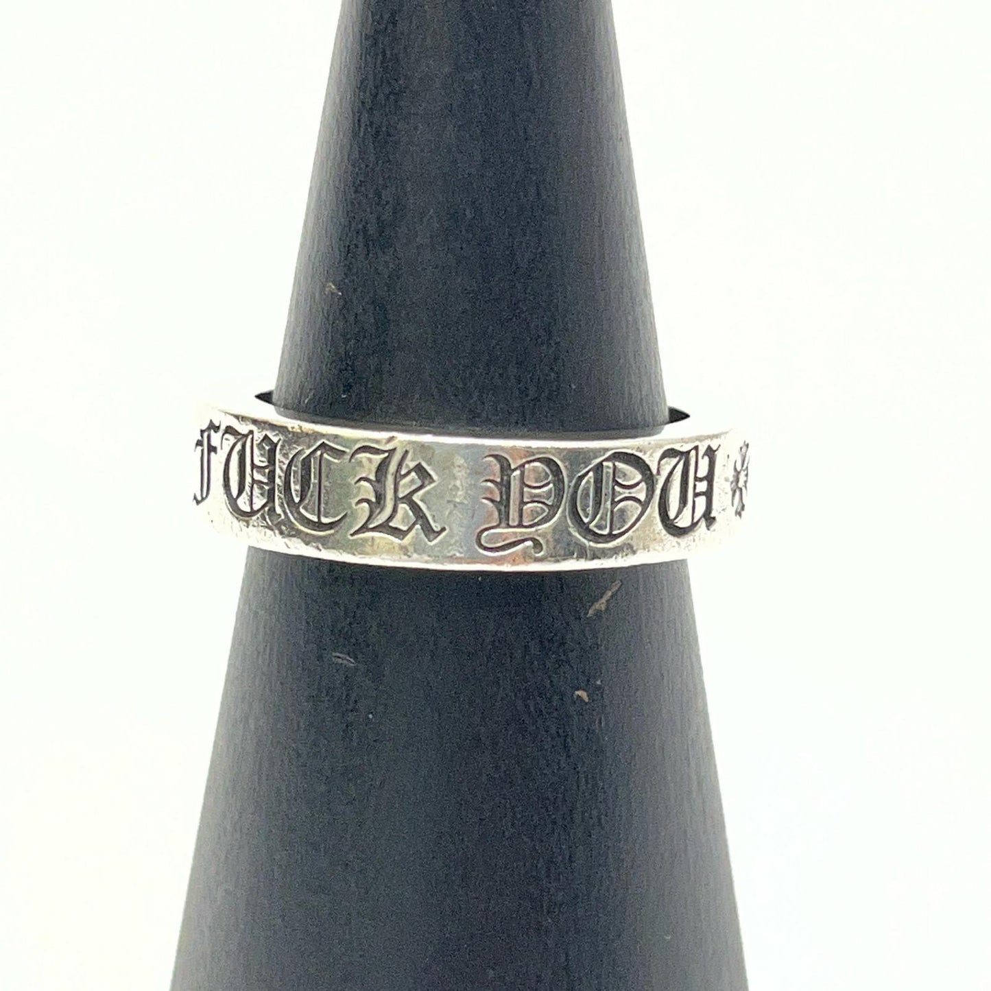 【中古】CHROME HEARTS | クロムハーツ SPACER 6MM FUCK YOU リング・指輪 シルバー【加古川店】