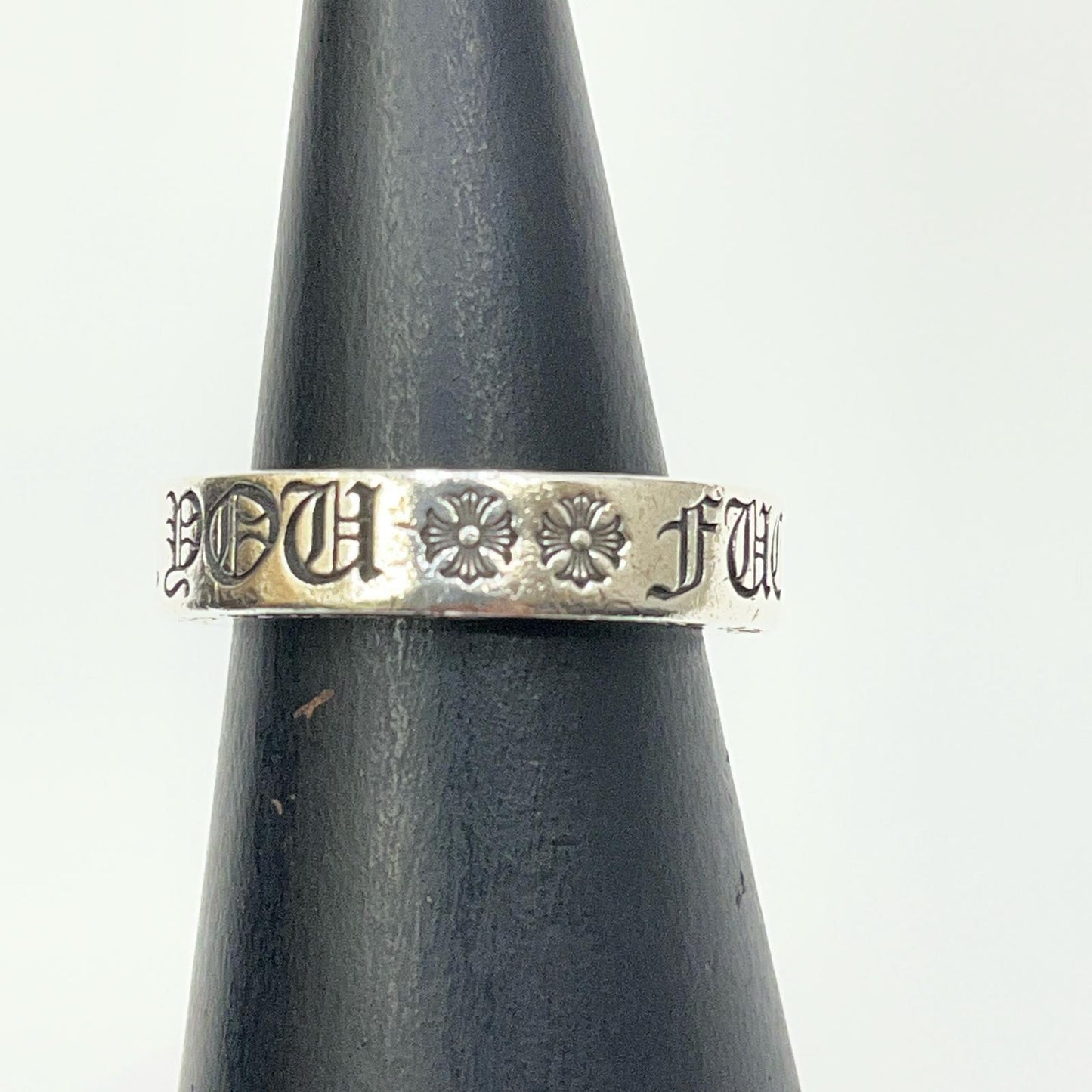 【中古】CHROME HEARTS | クロムハーツ SPACER 6MM FUCK YOU リング・指輪 シルバー【加古川店】