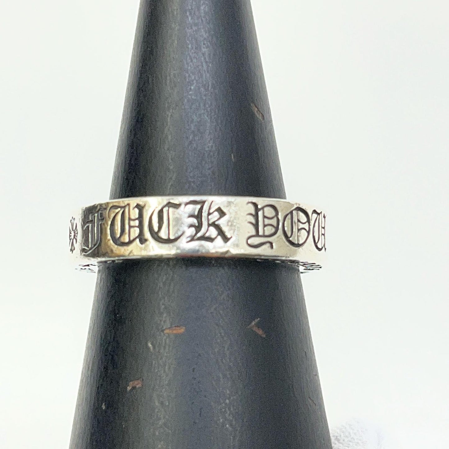 【中古】CHROME HEARTS | クロムハーツ SPACER 6MM FUCK YOU リング・指輪 シルバー【加古川店】