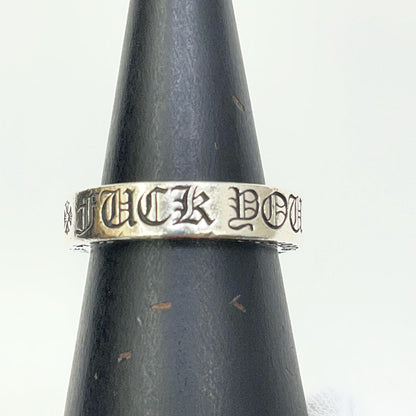 【中古】CHROME HEARTS | クロムハーツ SPACER 6MM FUCK YOU リング・指輪 シルバー【加古川店】