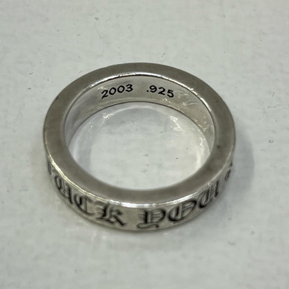 【中古】CHROME HEARTS | クロムハーツ SPACER 6MM FUCK YOU リング・指輪 シルバー【加古川店】