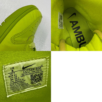 【中古】NIKE | ナイキ Dunk High Flash Lime ×AMBUSH スニーカー CU7544-300 ライトグリーン 26cm【加古川店】