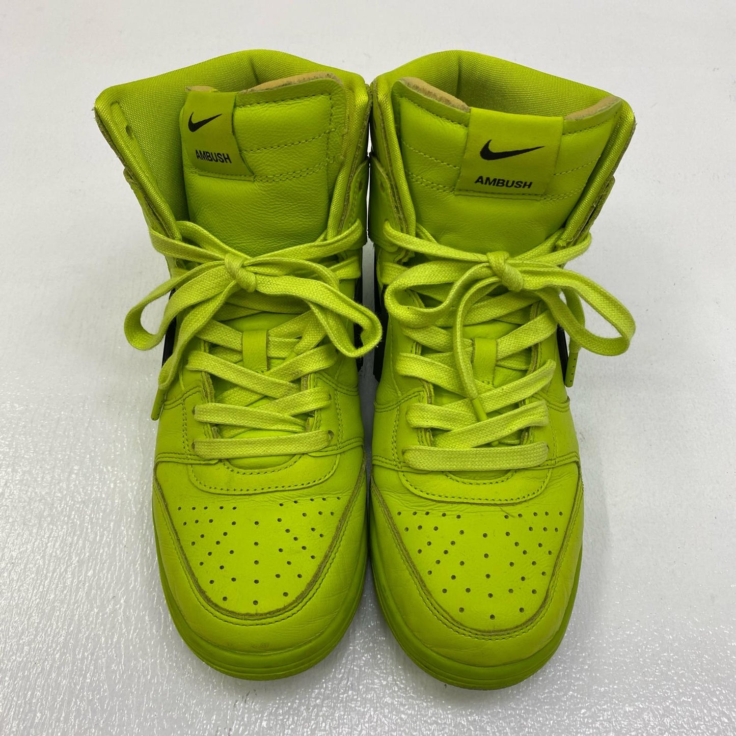 【中古】NIKE | ナイキ Dunk High Flash Lime ×AMBUSH スニーカー CU7544-300 ライトグリーン 26cm【加古川店】