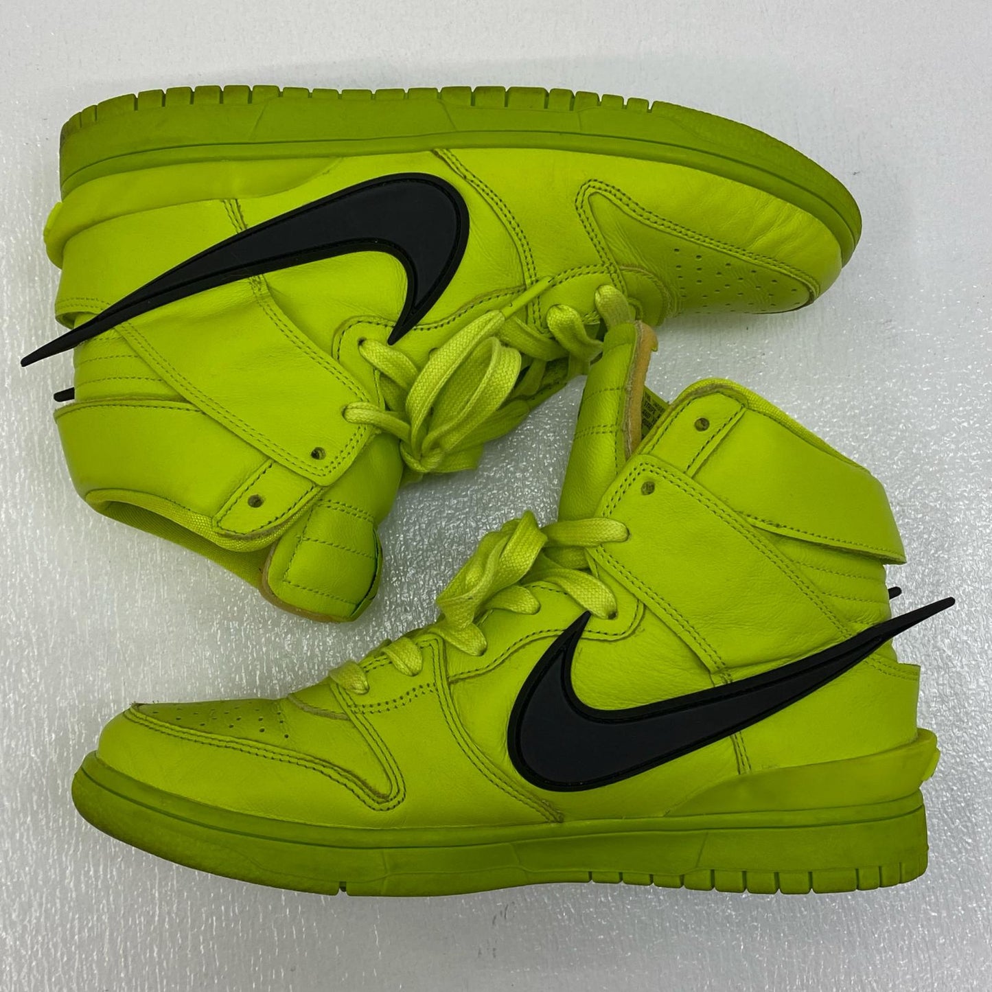 【中古】NIKE | ナイキ Dunk High Flash Lime ×AMBUSH スニーカー CU7544-300 ライトグリーン 26cm【加古川店】