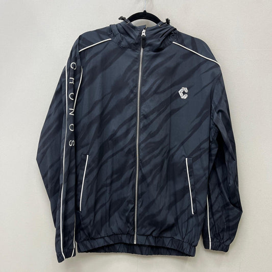 【中古】CRONOS | クロノス VISION PIPING BLOUSON ナイロンジャケット C02-BL-2602ST グレー サイズ：S【加古川店】