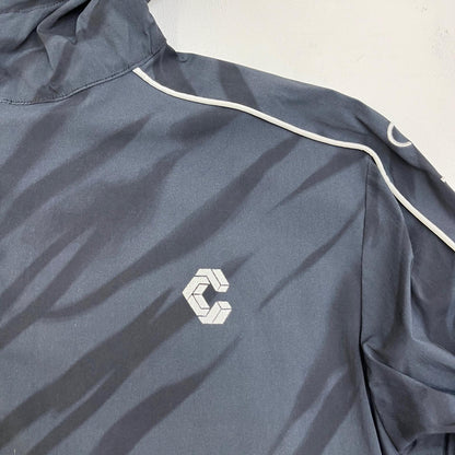 【中古】CRONOS | クロノス VISION PIPING BLOUSON ナイロンジャケット C02-BL-2602ST グレー サイズ：S【加古川店】