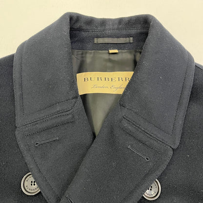 【中古】BURBERRY London England | バーバリーロンドンイングランド ピーコート ブラック サイズ：50【加古川店】