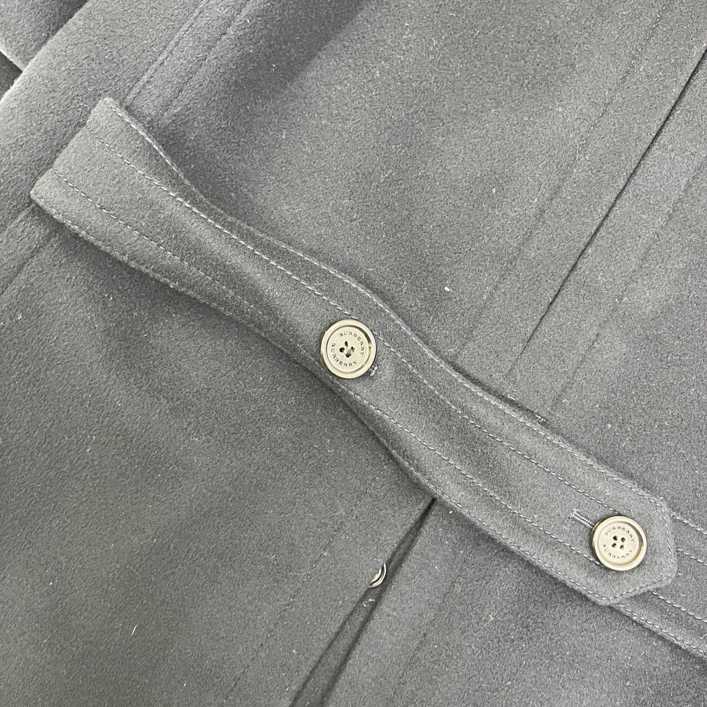 【中古】BURBERRY London England | バーバリーロンドンイングランド ピーコート ブラック サイズ：50【加古川店】