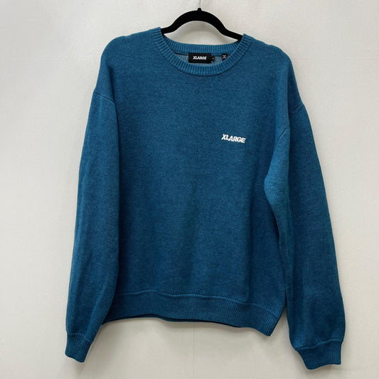 【中古】X-LARGE | エクストララージ SLANTED OG KNIT SWEATER ニット 101254015002 グリーン サイズ：L【加古川店】
