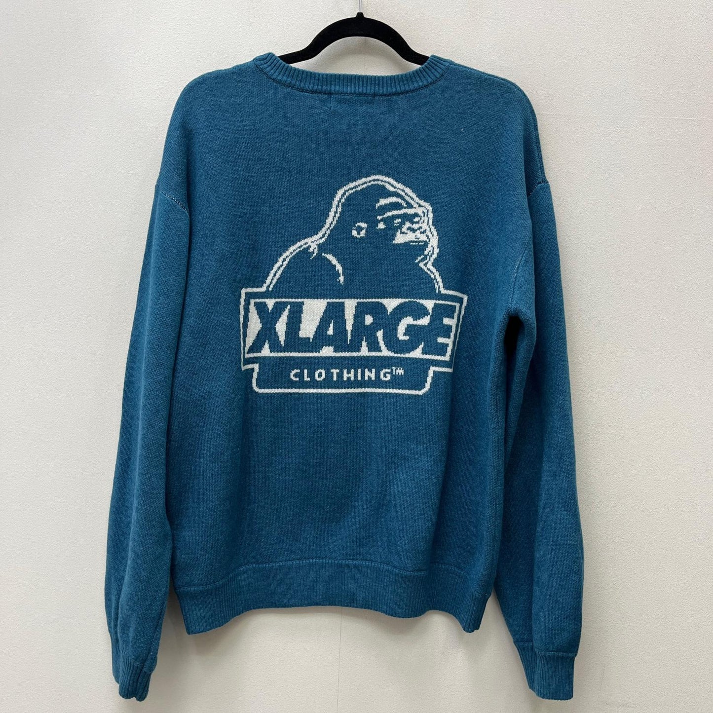 【中古】X-LARGE | エクストララージ SLANTED OG KNIT SWEATER ニット 101254015002 グリーン サイズ：L【加古川店】