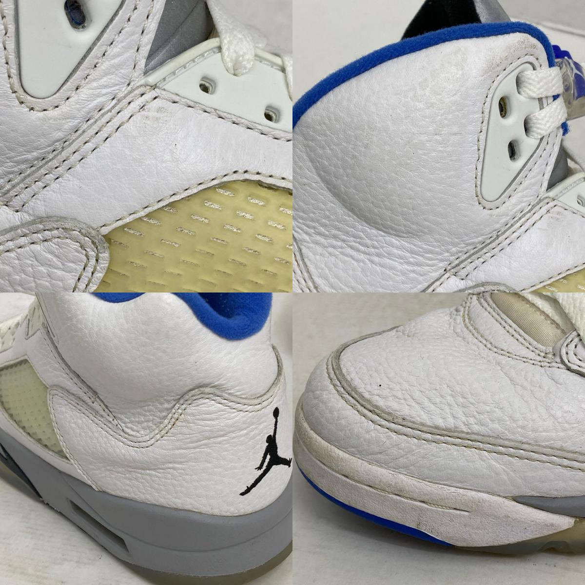 【中古】NIKE | ナイキ Nike Air Jordan 5 スニーカー DD0587-140 ホワイト 26cm【加古川店】