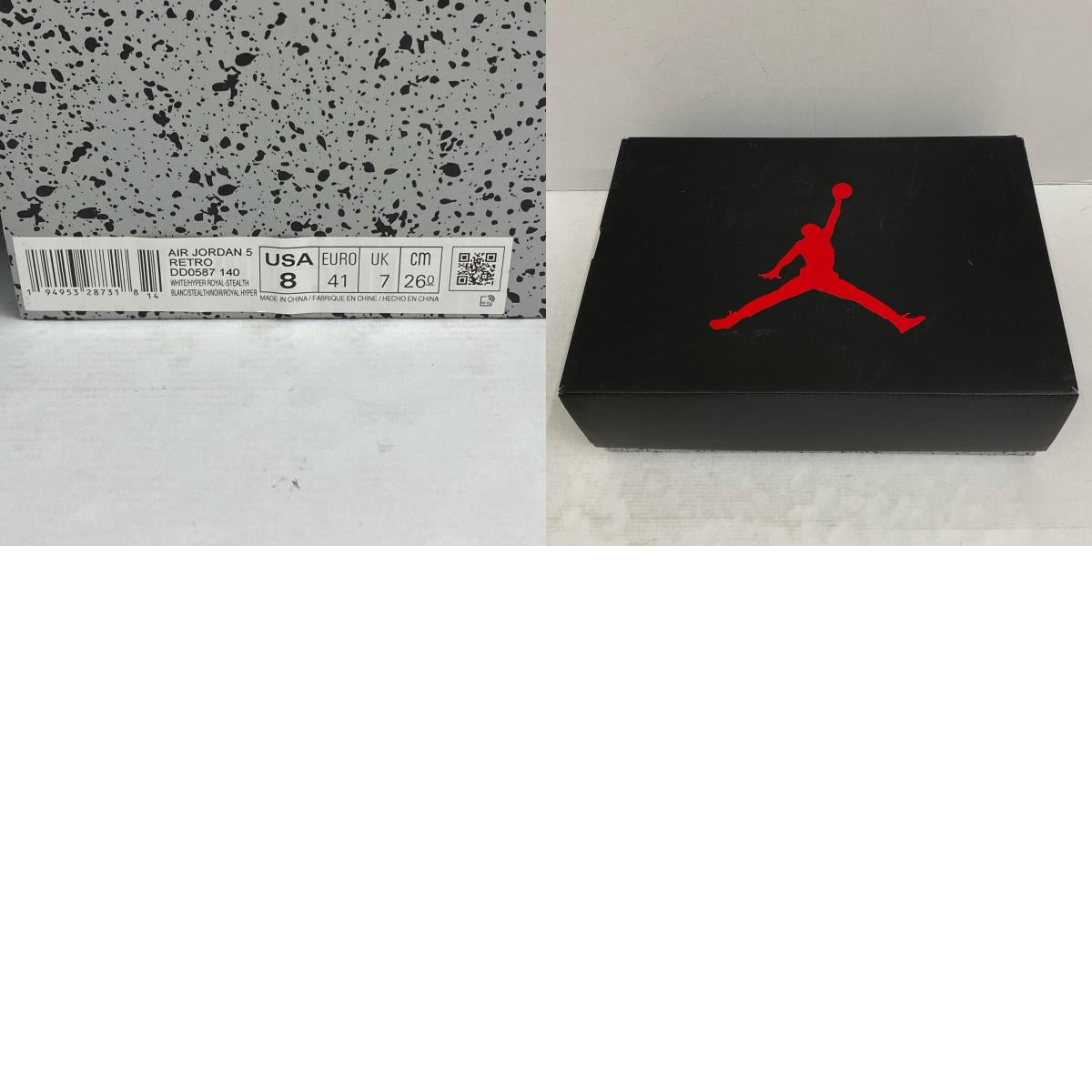 【中古】NIKE | ナイキ Nike Air Jordan 5 スニーカー DD0587-140 ホワイト 26cm【加古川店】