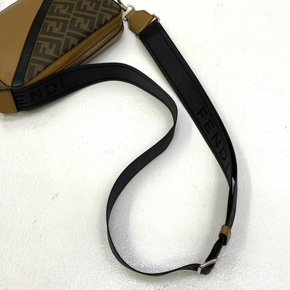 【中古】FENDI | フェンディ ダイアゴナル カメラケース ショルダーバッグ 7M0286【加古川店】