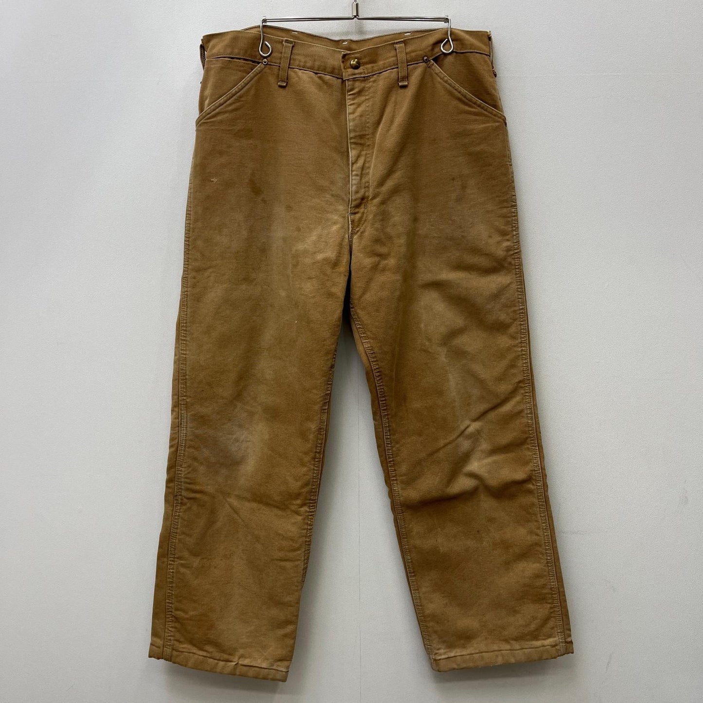 【中古】Carhartt | カーハート Quilting Liner Duck Pant 星条旗タグ パンツ キャメル サイズ：38【加古川店】