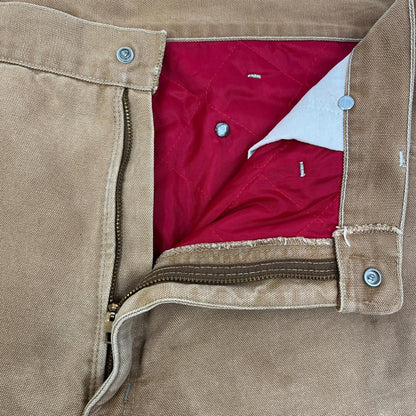 【中古】Carhartt | カーハート Quilting Liner Duck Pant 星条旗タグ パンツ キャメル サイズ：38【加古川店】