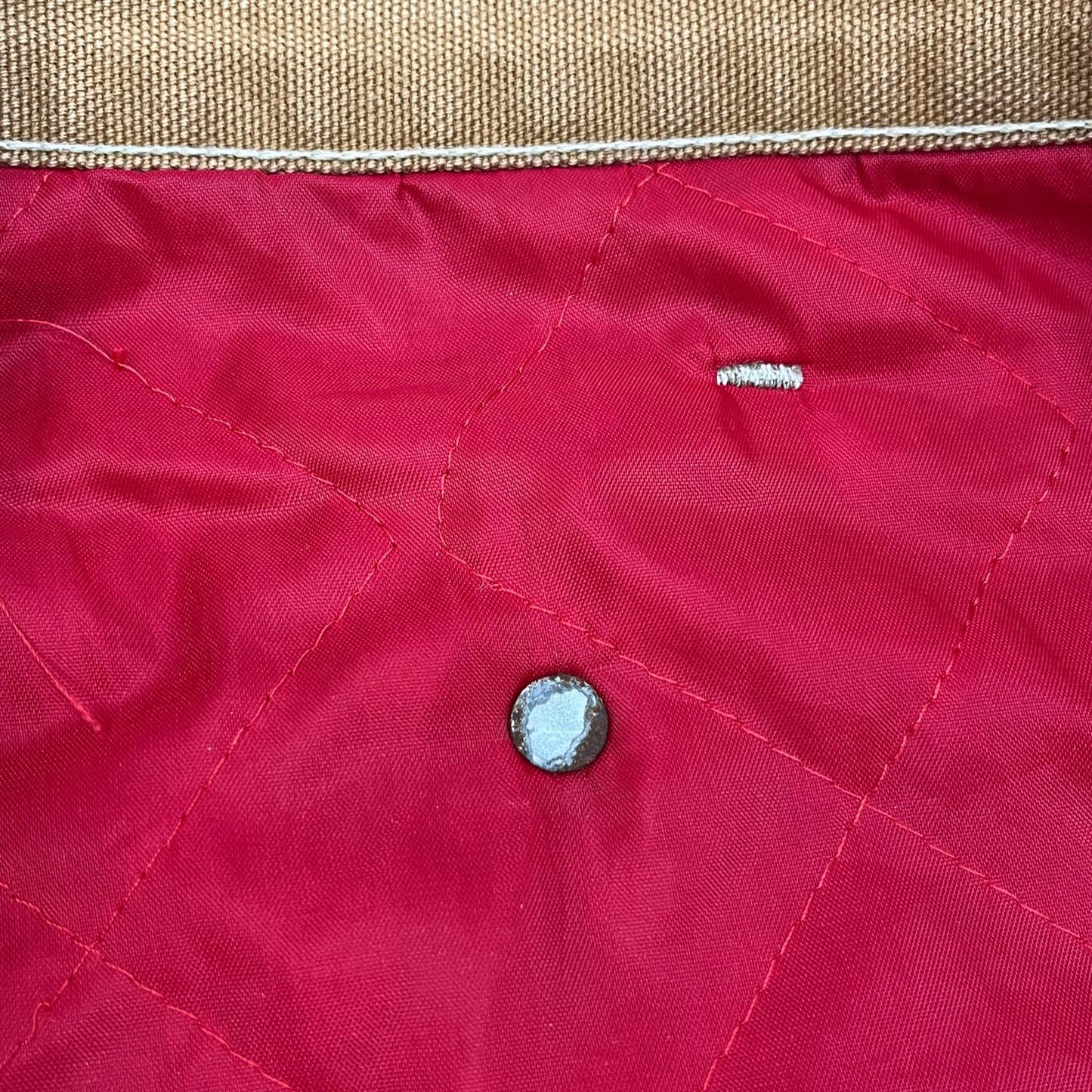 【中古】Carhartt | カーハート Quilting Liner Duck Pant 星条旗タグ パンツ キャメル サイズ：38【加古川店】
