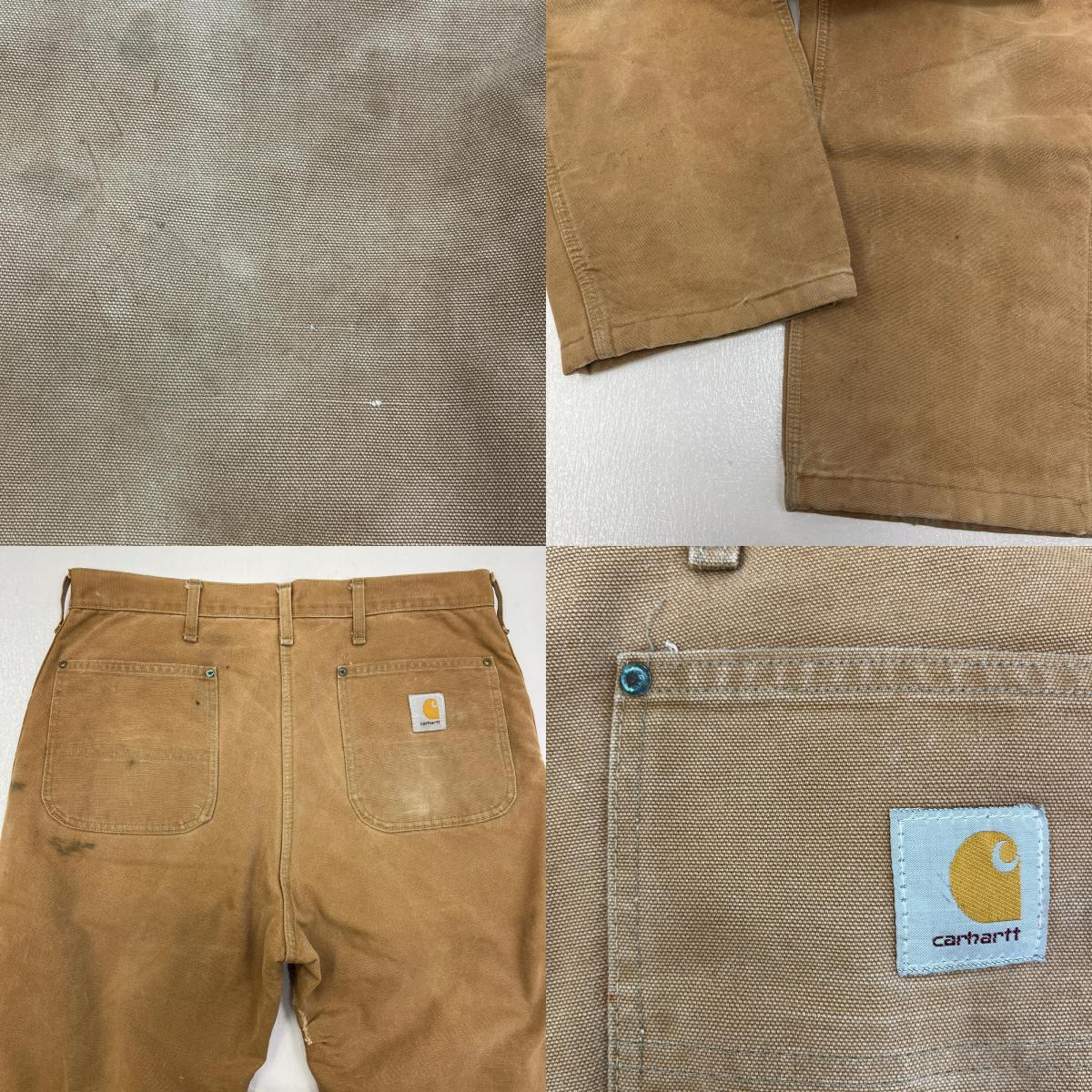 【中古】Carhartt | カーハート Quilting Liner Duck Pant 星条旗タグ パンツ キャメル サイズ：38【加古川店】